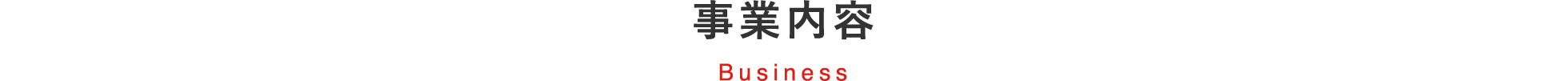 事業内容 Business